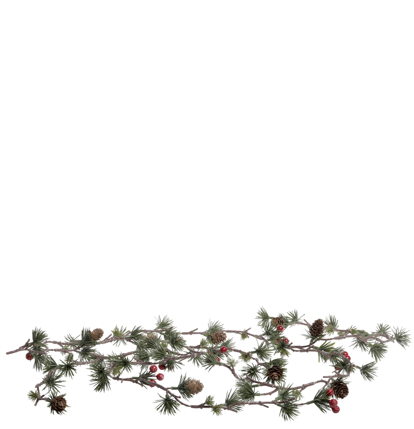 Pine Cone & Cedar Garland with Berries