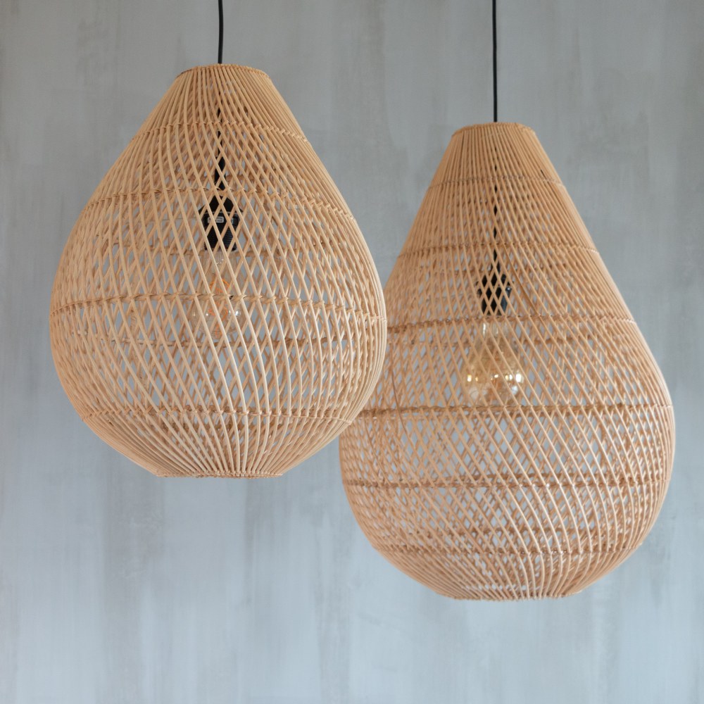 The Teardrop Natural Pendant Light - S