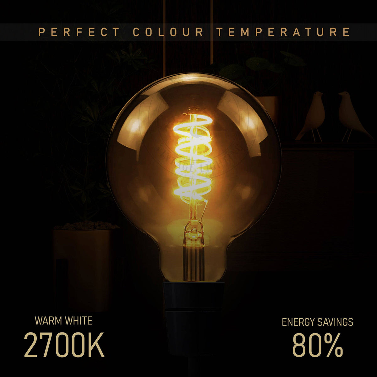 G125 vintage xl globe led dimmable