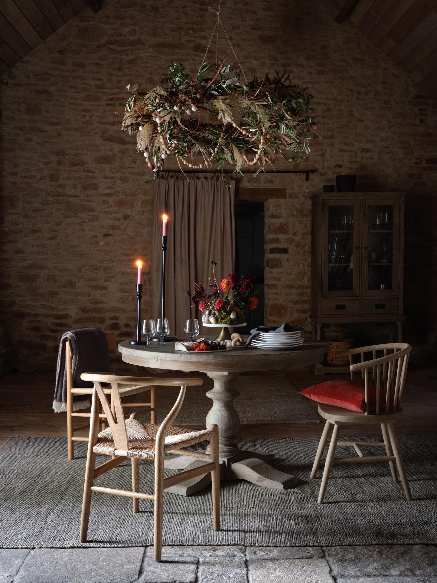 Charente Round Dining Table - 120cm