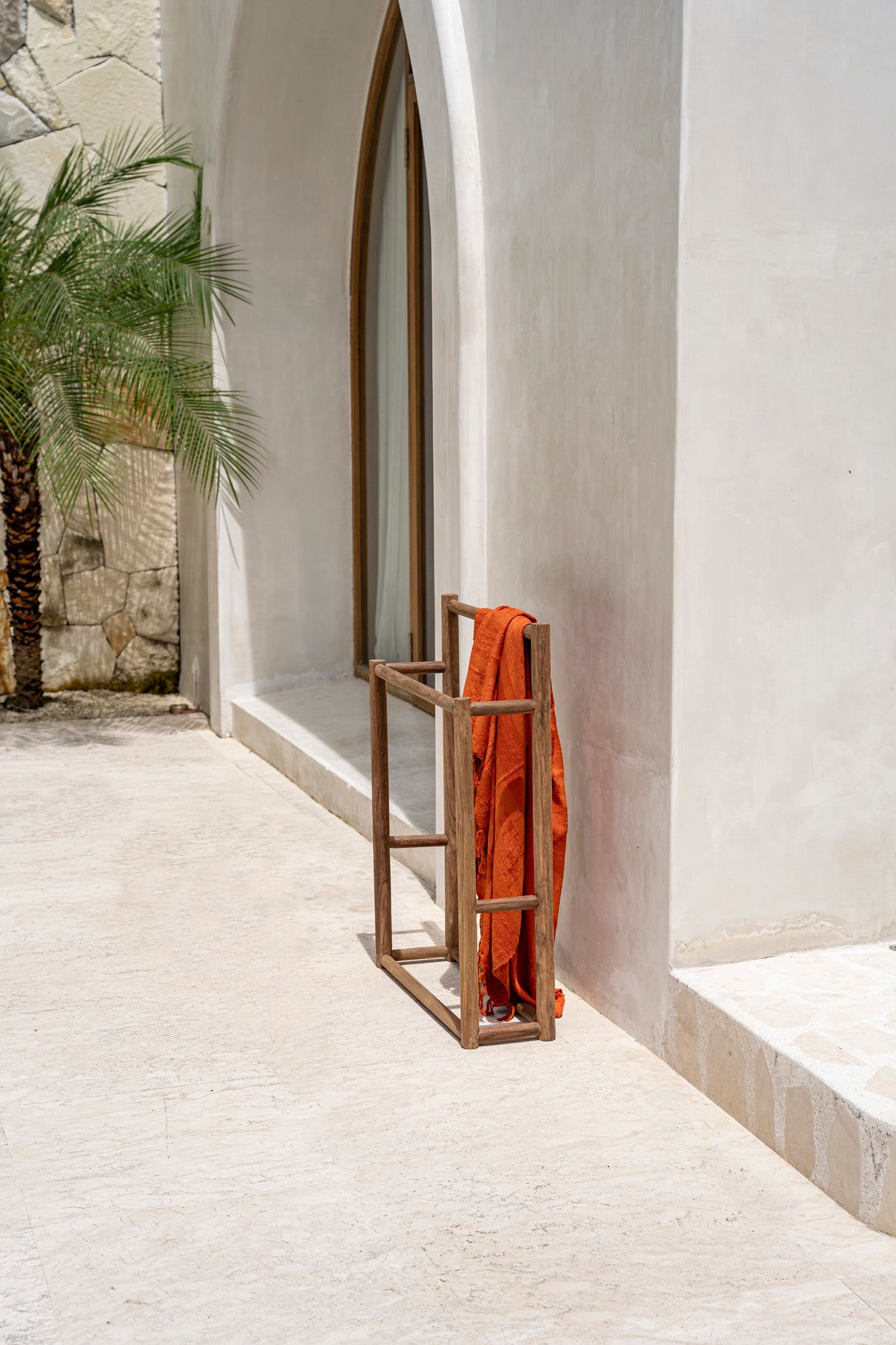 Rustic Towel Stand