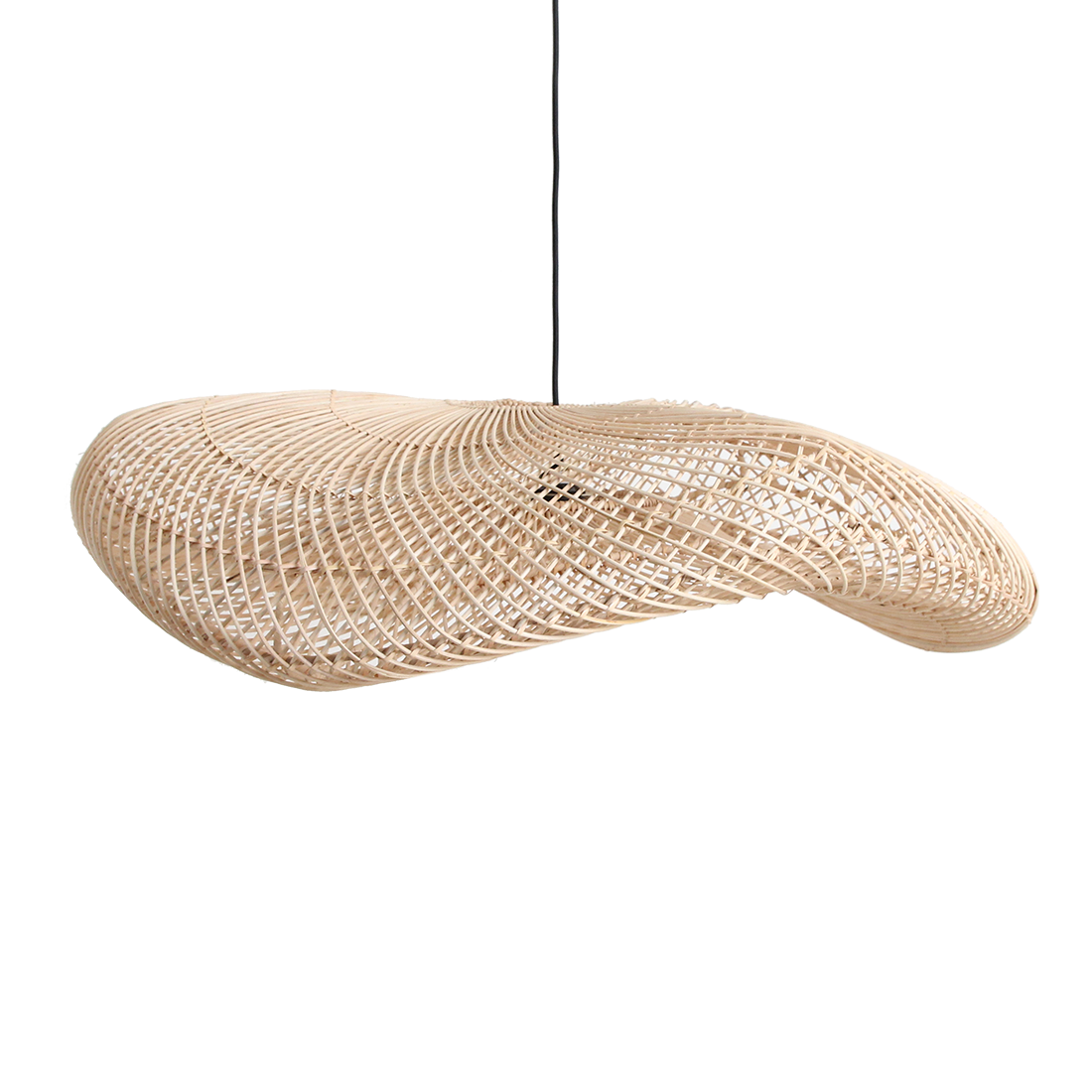 The Wave Pendant - Natural - 90cm