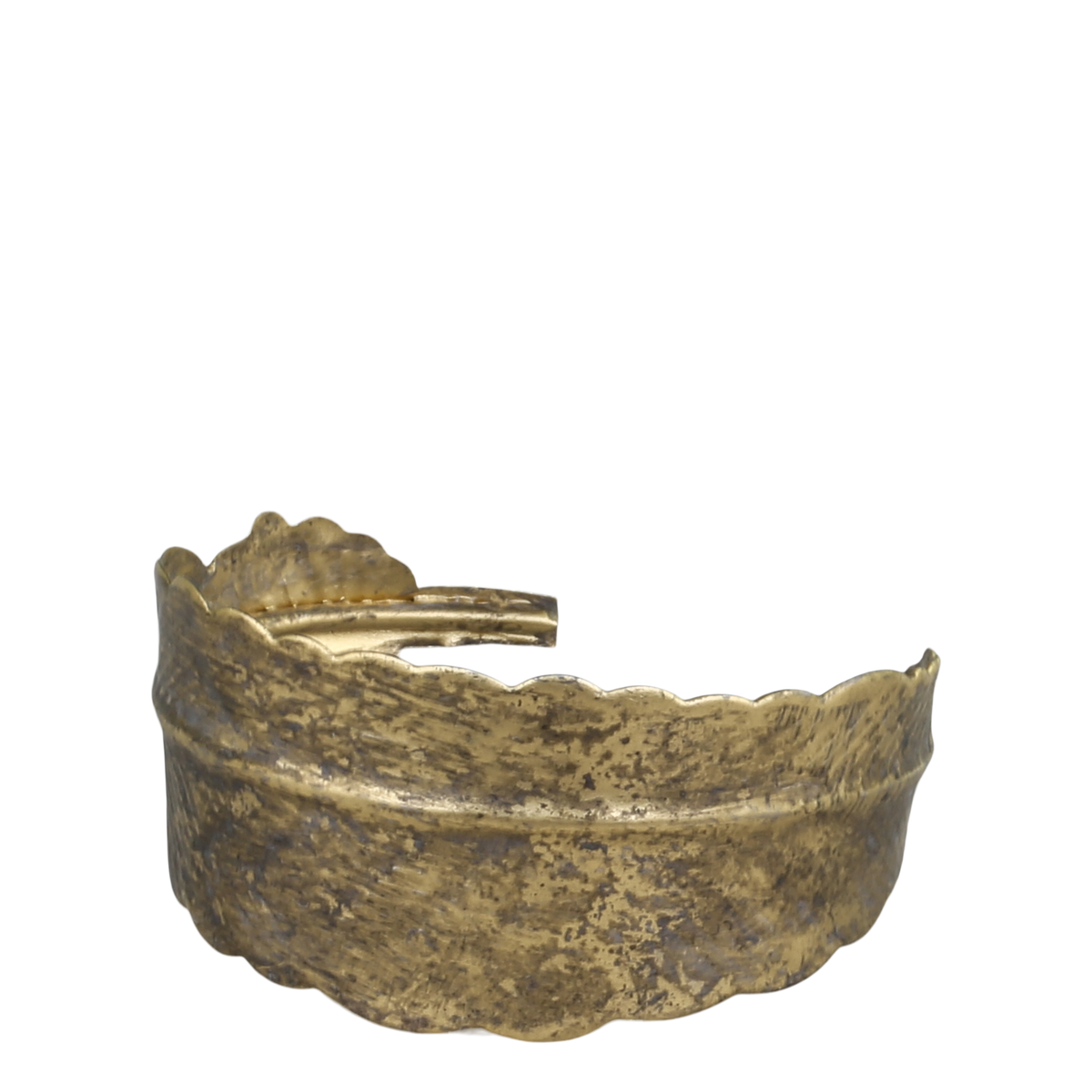 Napkin ring set of 4 gold leaf flo & joe