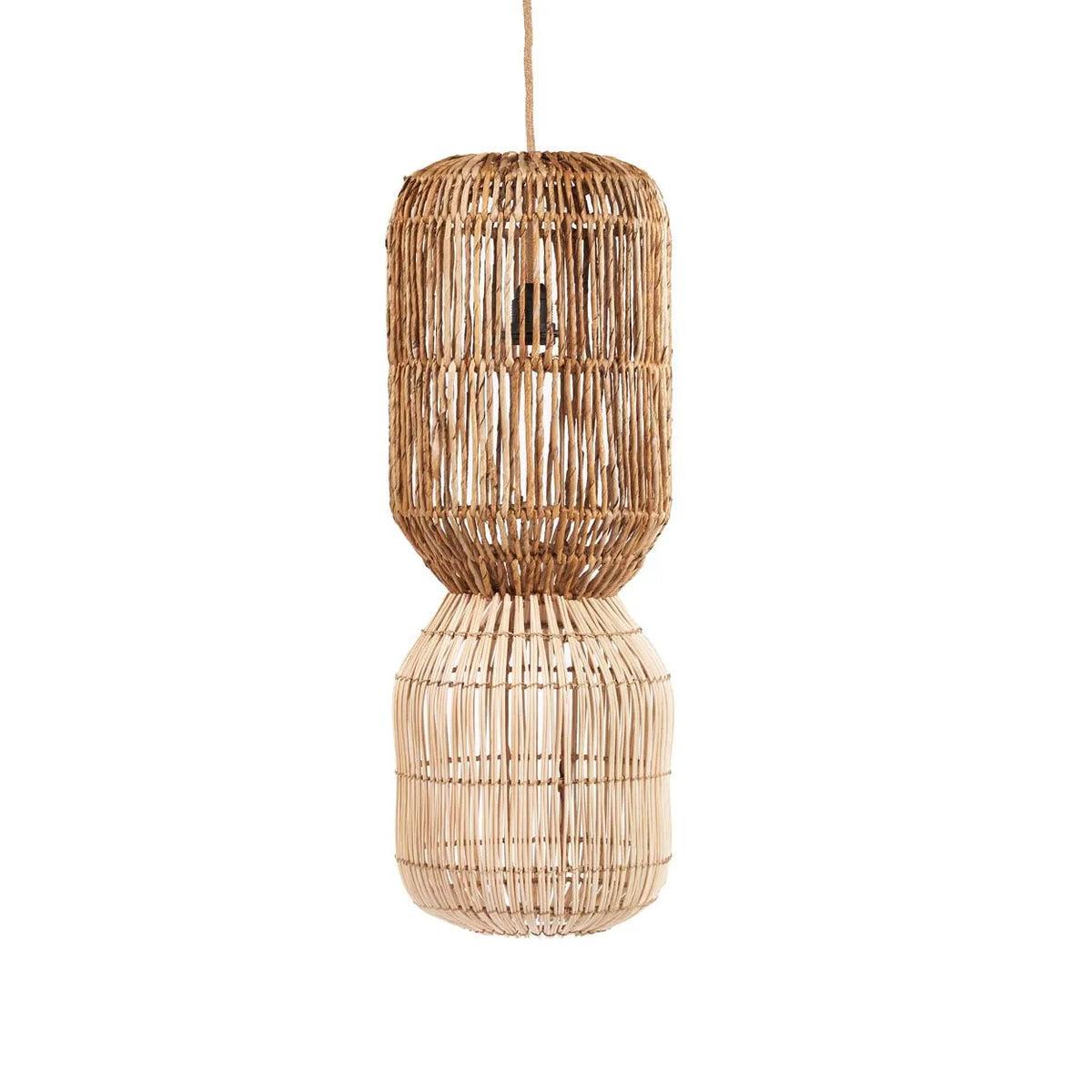 The chemchem pendant natural fibre statement floor or light shade l flo & joe