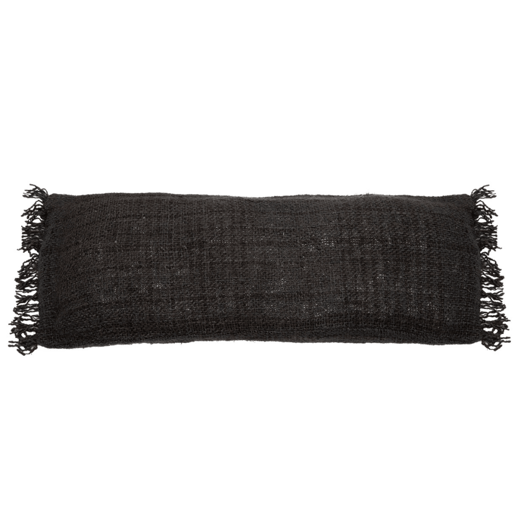 Oh my gee cushion cover black navy 100 x 35 cm flo & joe