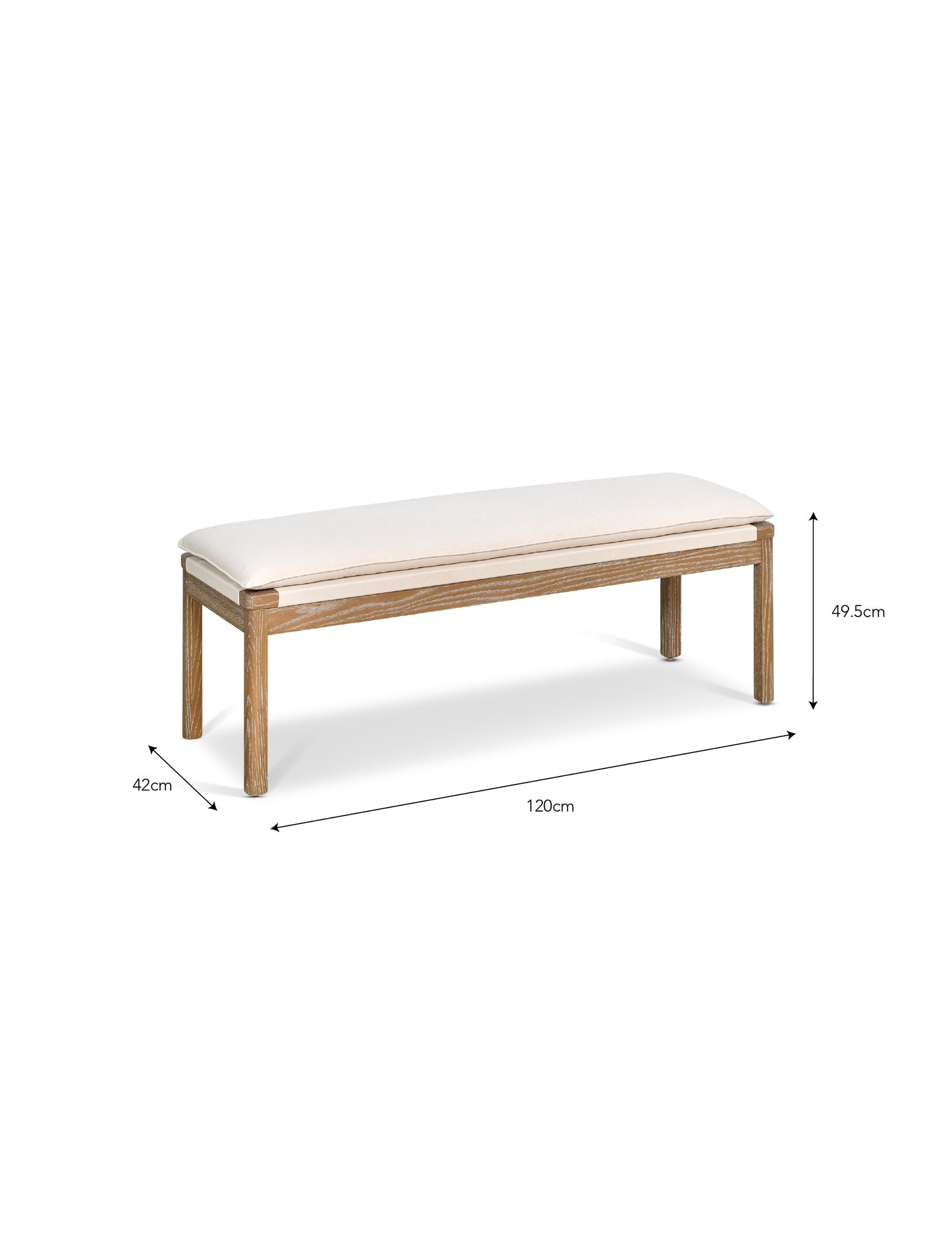 The Loire Wooden Bench