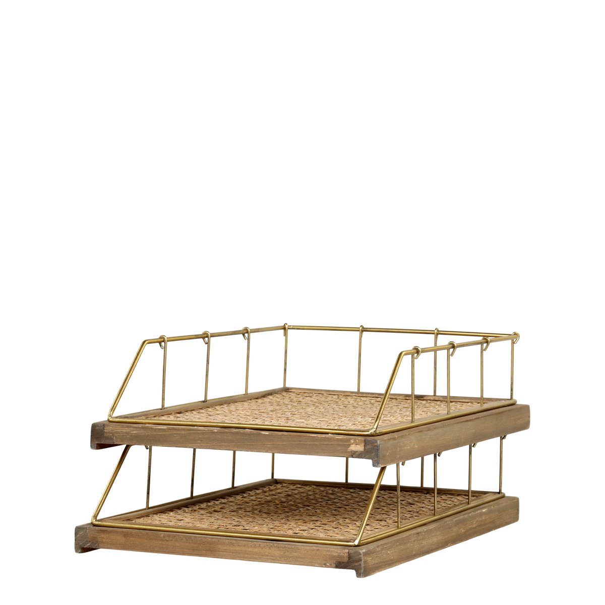 Rattan letter tray flo & joe