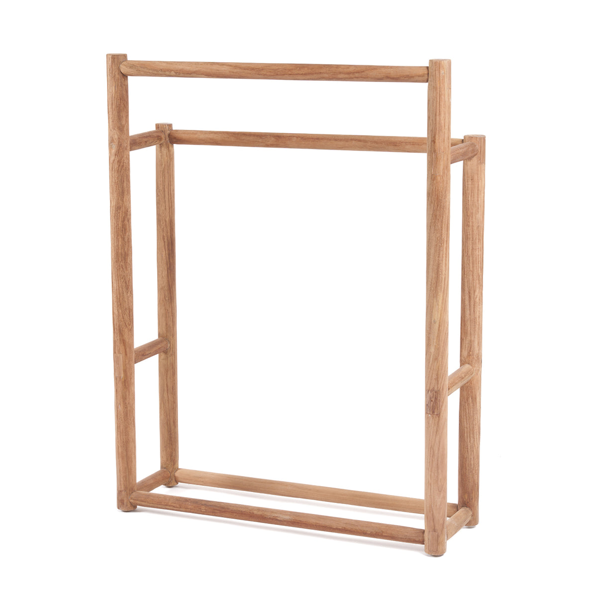 Rustic towel stand flo & joe