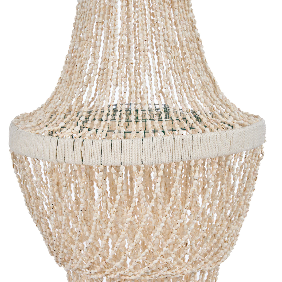 The Ocean Tower Shell Chandelier