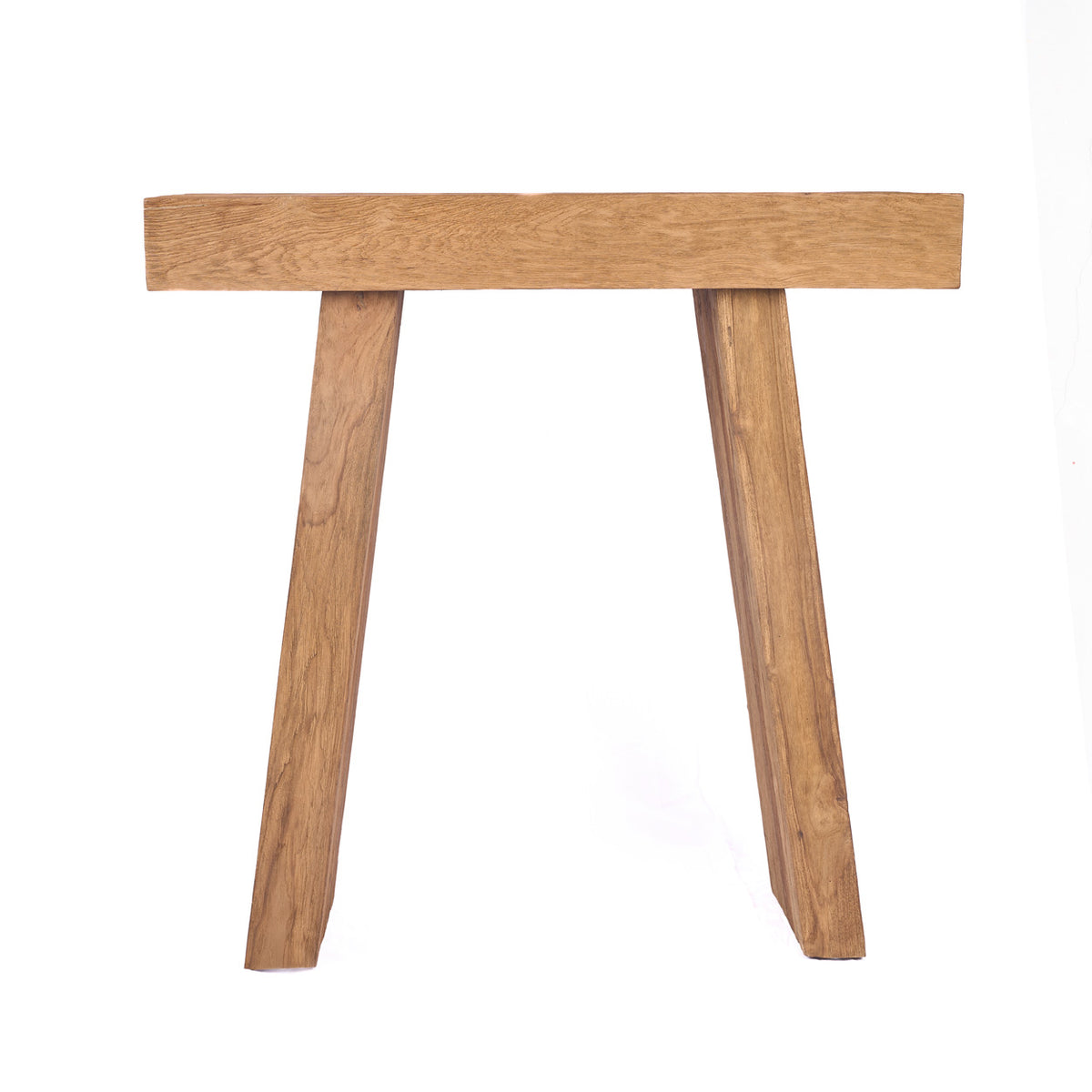 Modern rustic teak wood console table flo & joe uk