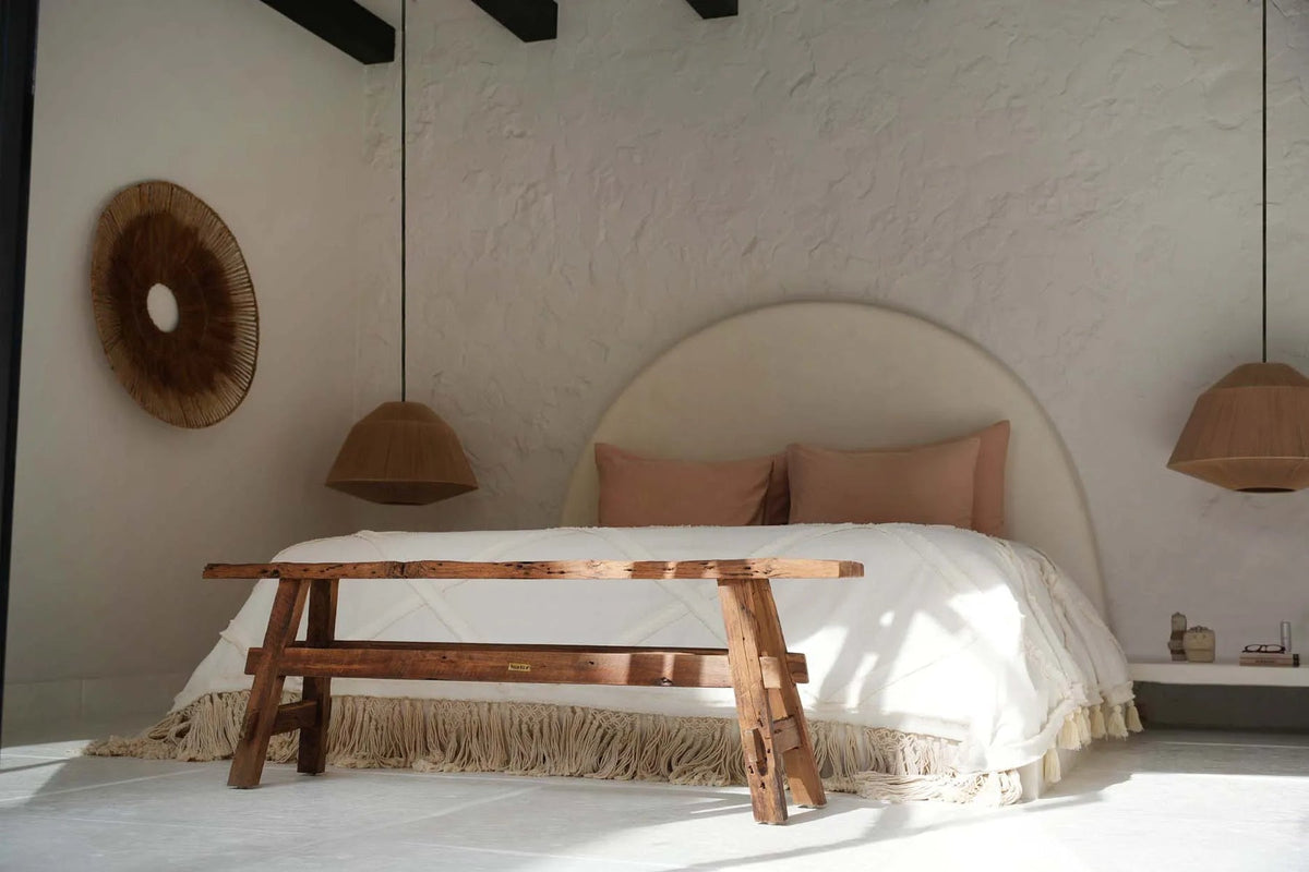 The berber bed throw natural flo & joe