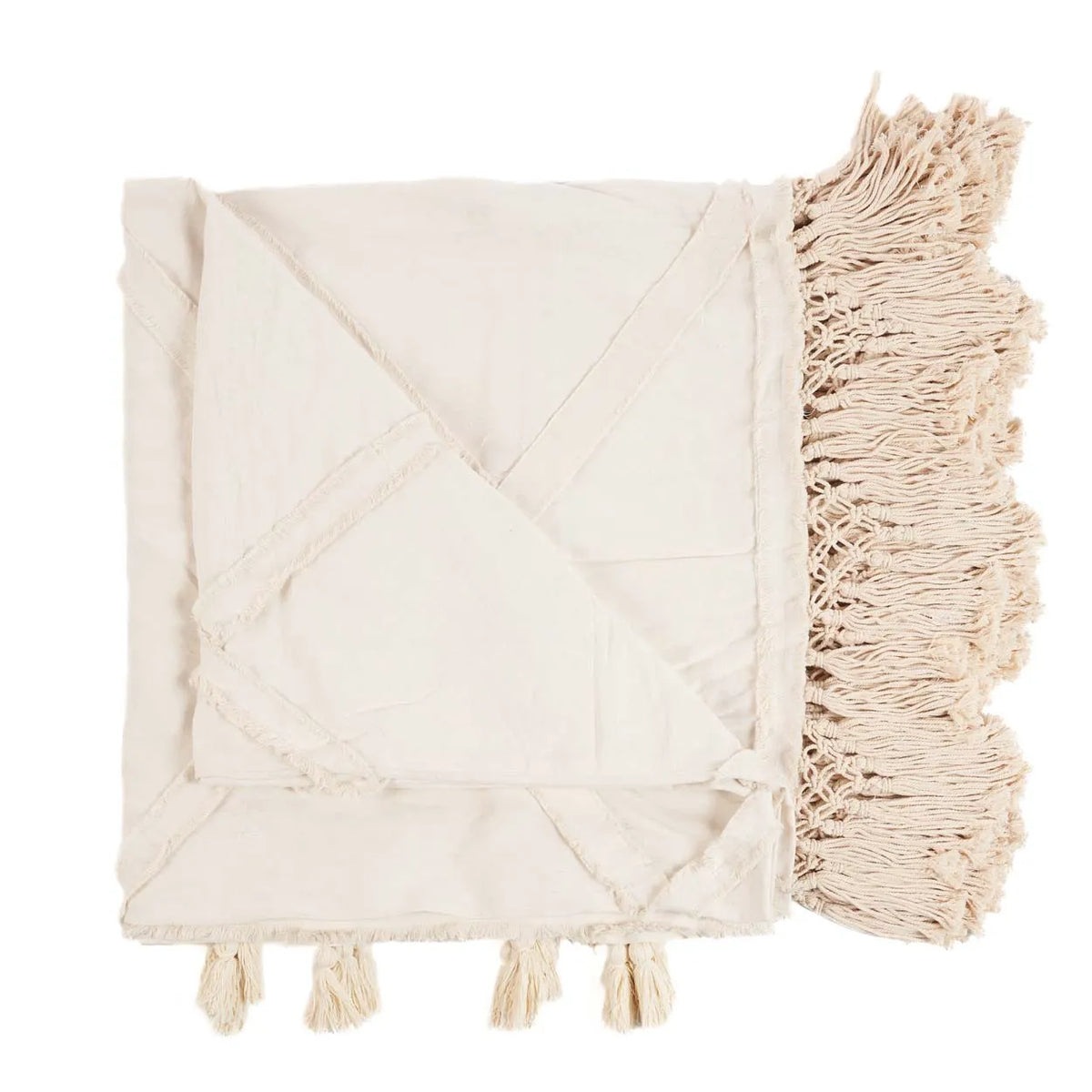 The berber bed throw natural flo & joe