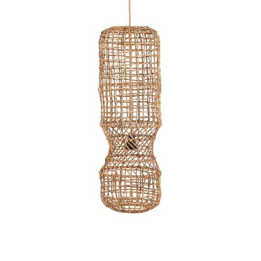 Long handmade rattan light shade 75 x 25 x 25cm UK Lighting 2 other sizes available  Bazar Bizar
