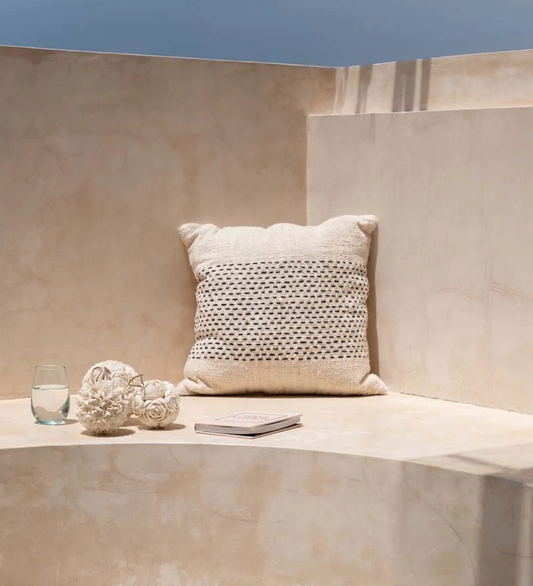 The Misty Cushion Cover - Natural Black - Flo & Joe