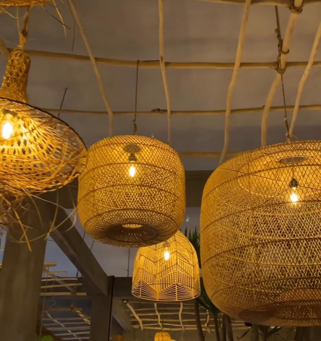 The mykonos pendant natural l flo & joe