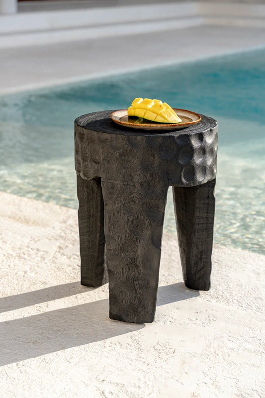The Paramo Table Stool - Black - Flo & Joe