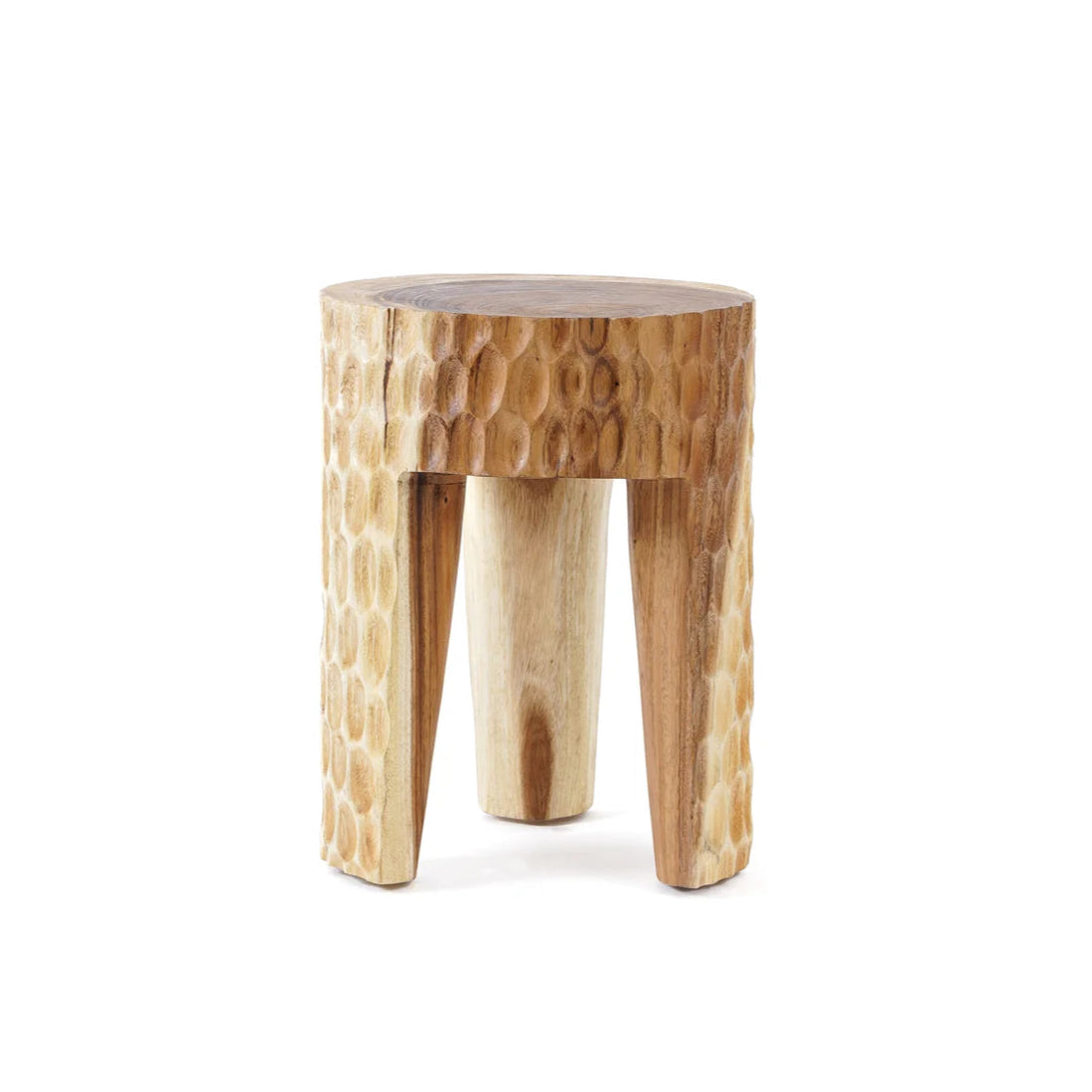 The paramo teak side table stool flo & joe