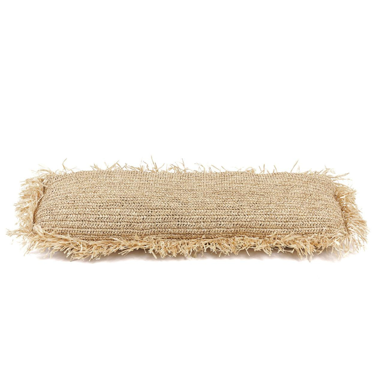 The raffia rectangle cushion cover 35 x 100 flo & joe