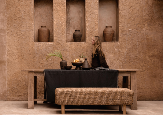 The Water Hyacinth Wide Bench