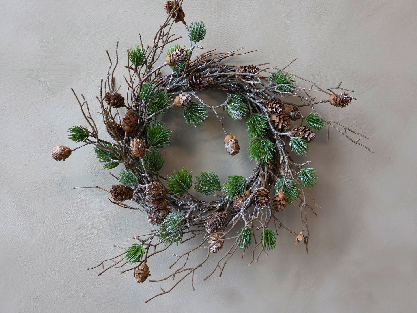 Cedar Wreath with Cones - Flo & Joe