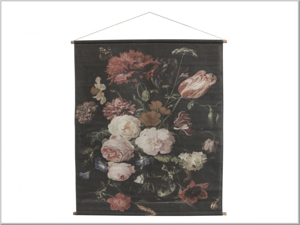Dark Floral Display Mural Wall Hanging - XL - Flo & Joe
