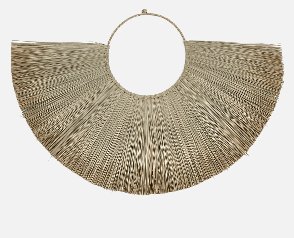Handmade Natural Seagrass Wall Hanging - Medium - Flo & Joe