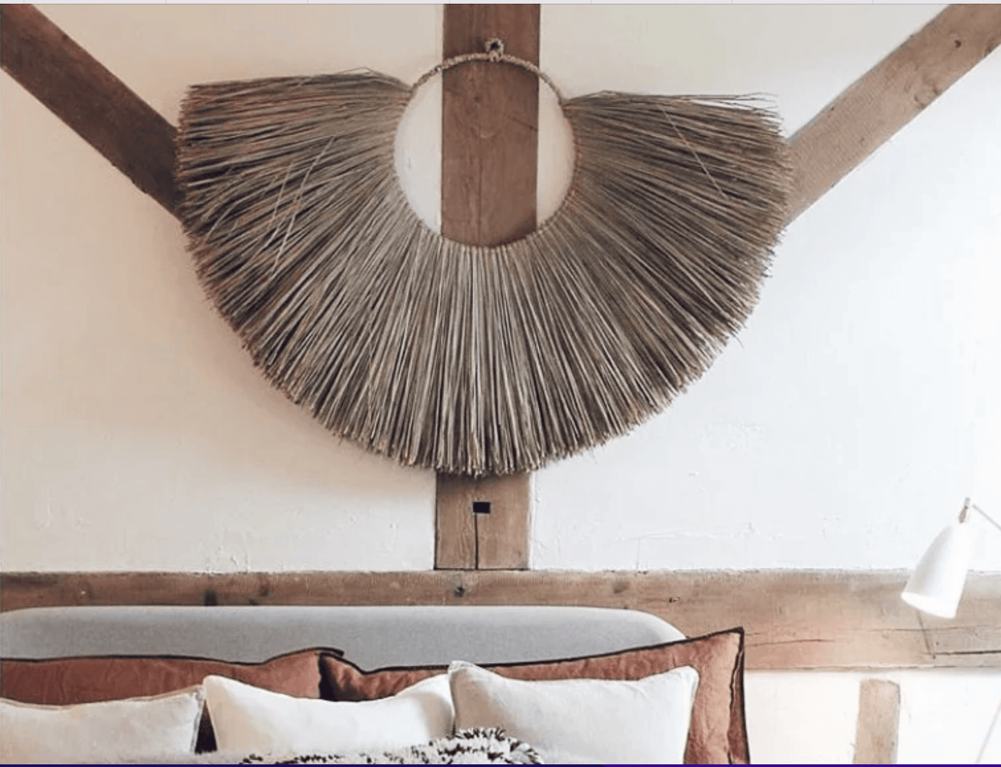 Handmade Natural Seagrass Wall Hanging - Medium - Flo & Joe