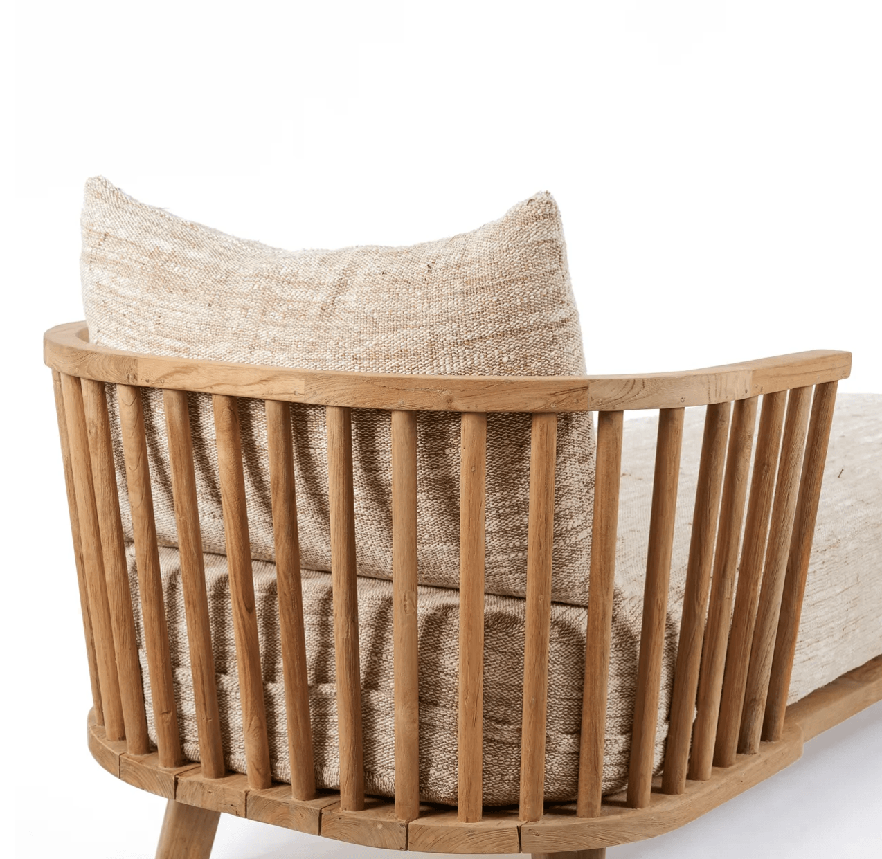 Malawi Cushioned Daybed - Beige - Flo & Joe