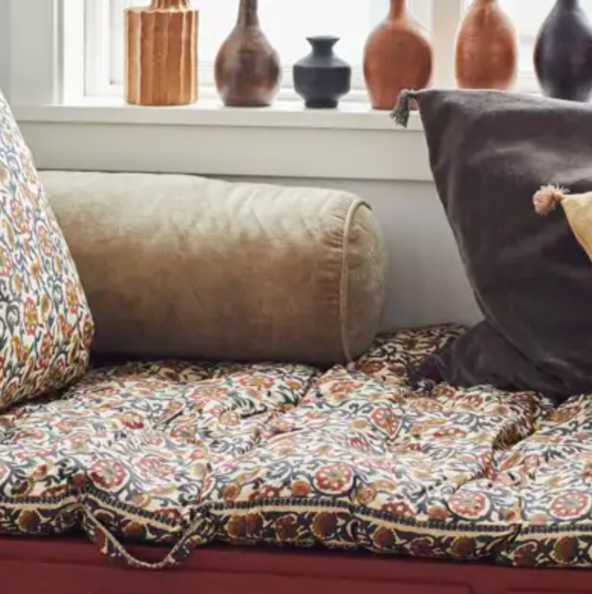 Olive Velvet Bolster Cushion - Flo & Joe