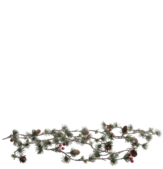 Pine Cone & Cedar Garland with Berries - Flo & Joe