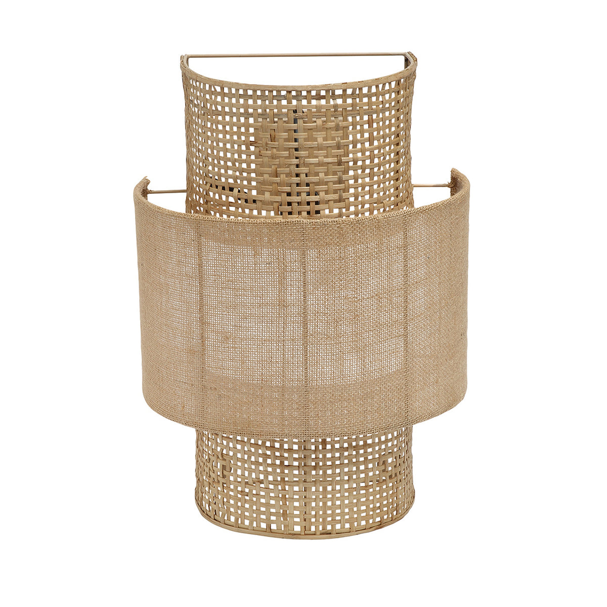 The bolly jute wall light shade
