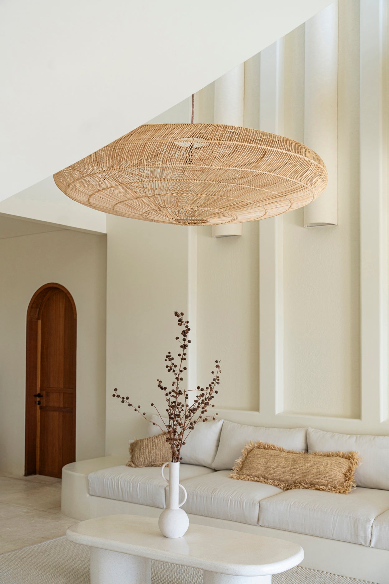 The Macaron Natural Pendant Light - XL