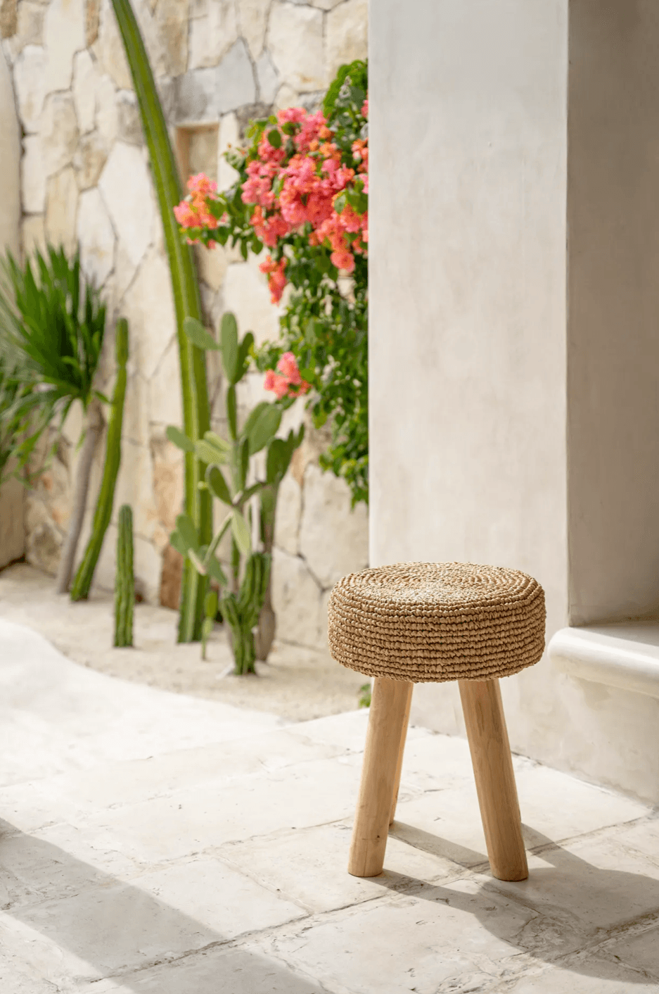 The Raffia Stool - Flo & Joe