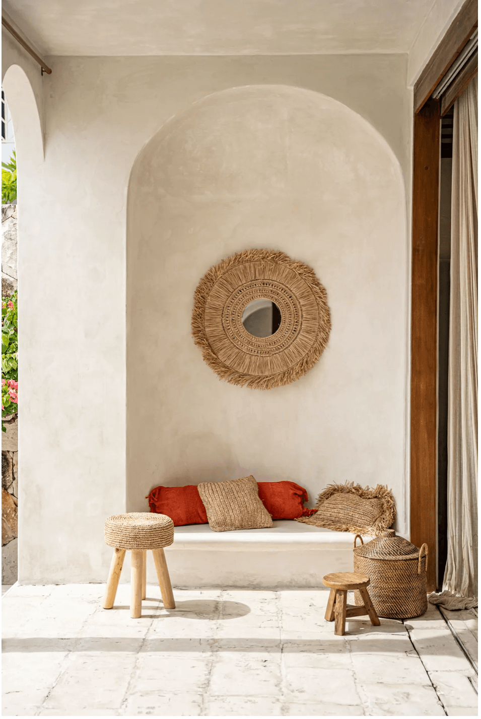 The Raffia Stool - Flo & Joe