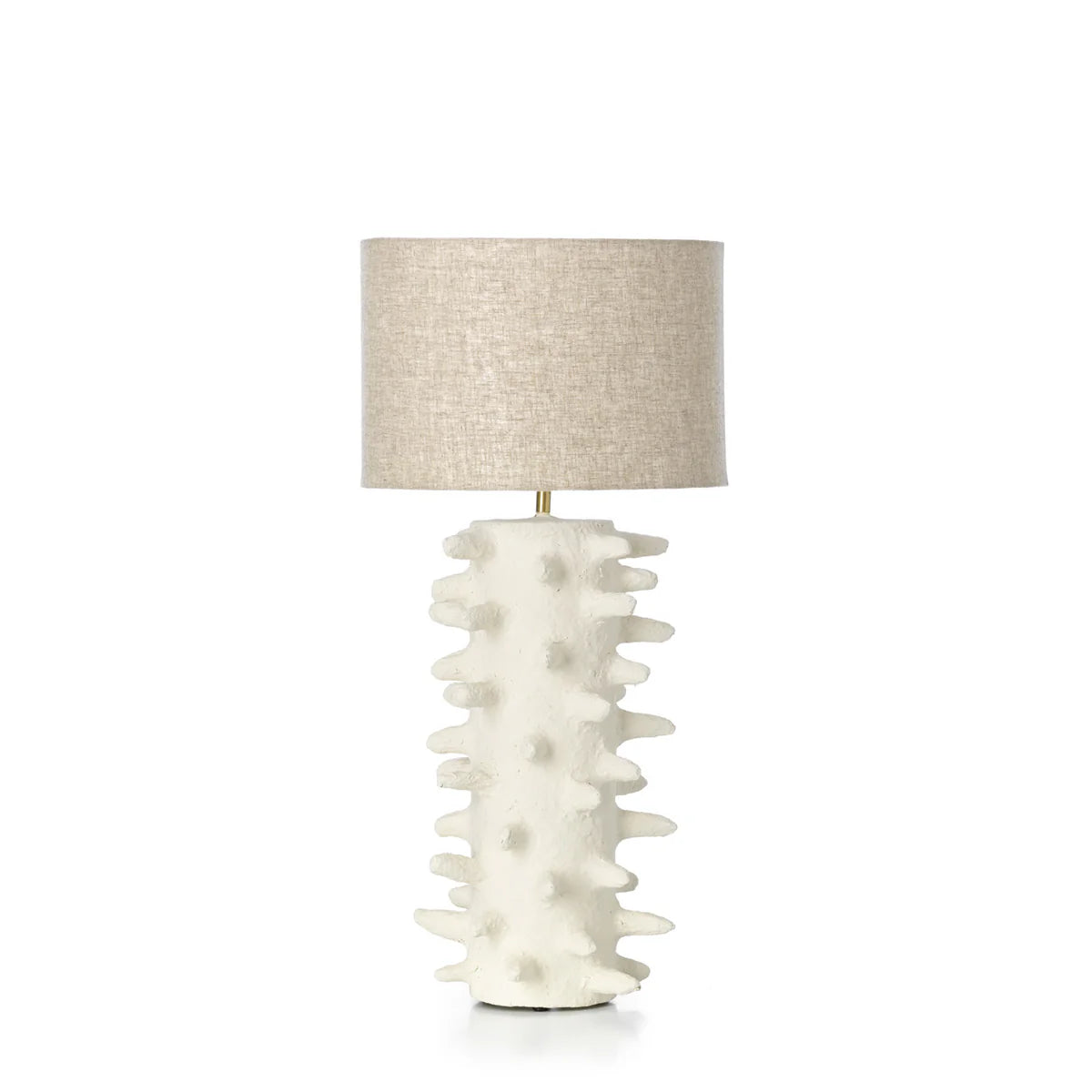 The spiketacular table lamp white l