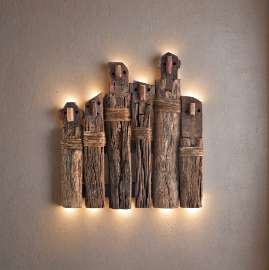 Wooden Wall Panel - Flo & Joe