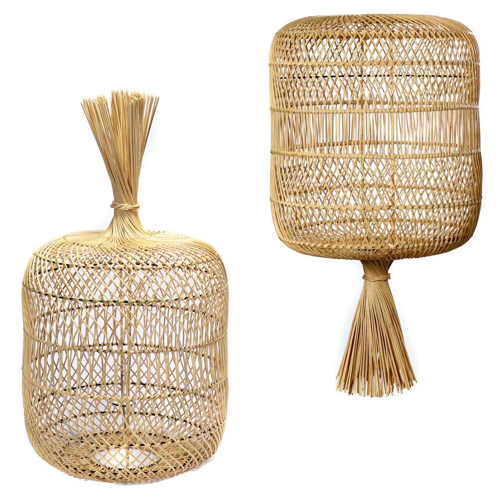 Dumpling pendant / floor light natural 70cm flo & joe
