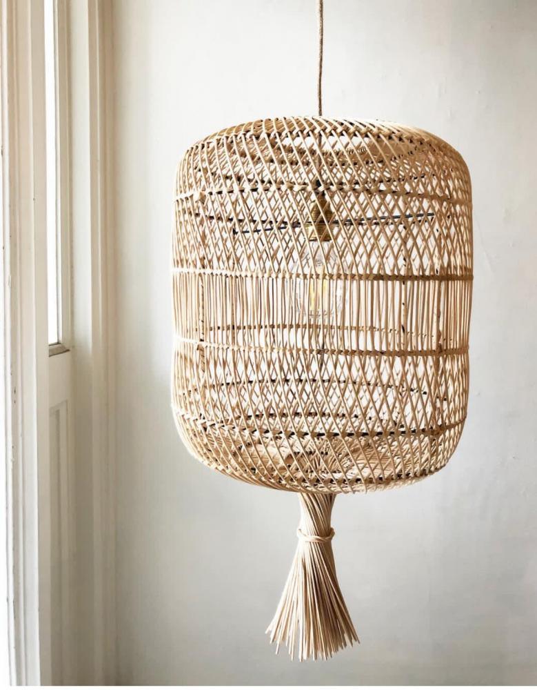 Dumpling pendant / floor light natural 70cm flo & joe