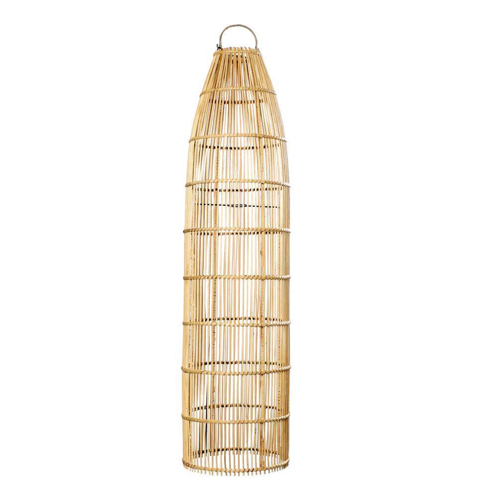Fish trap natural pendant light large flo & joe