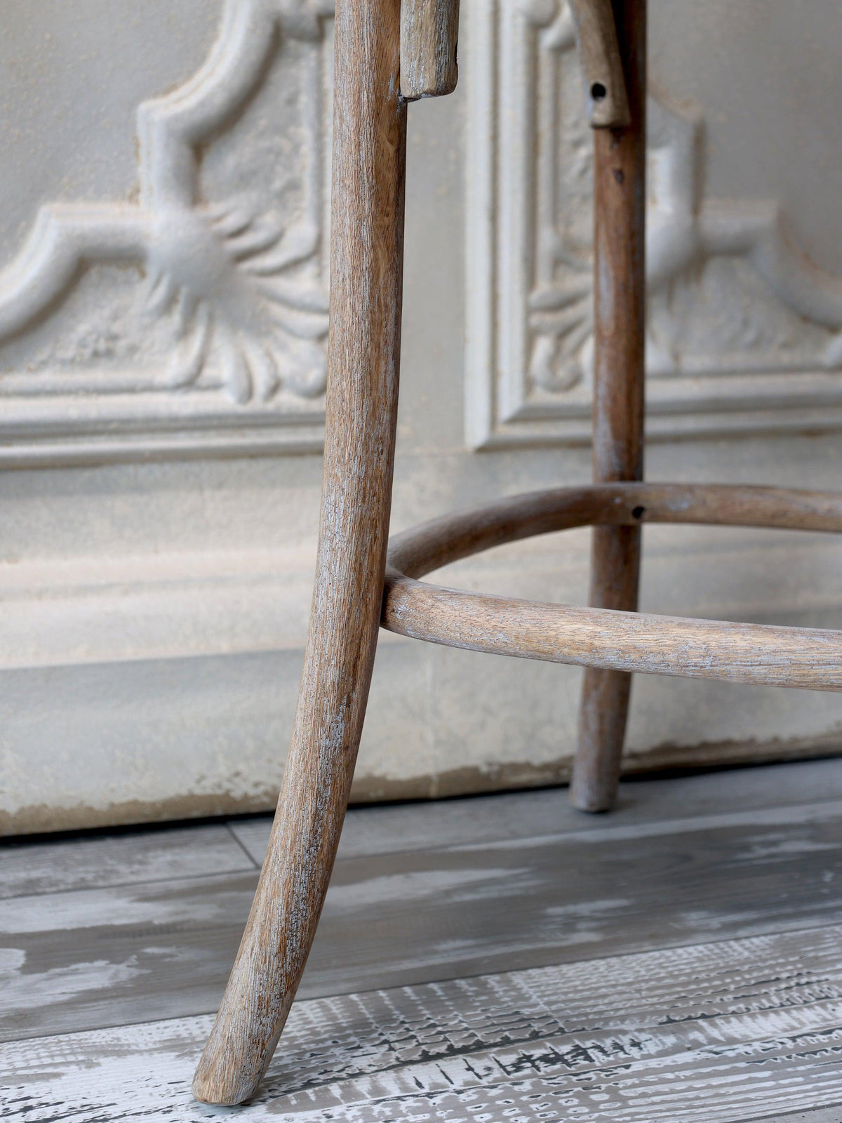 French wicker bar stool / chair flo & joe