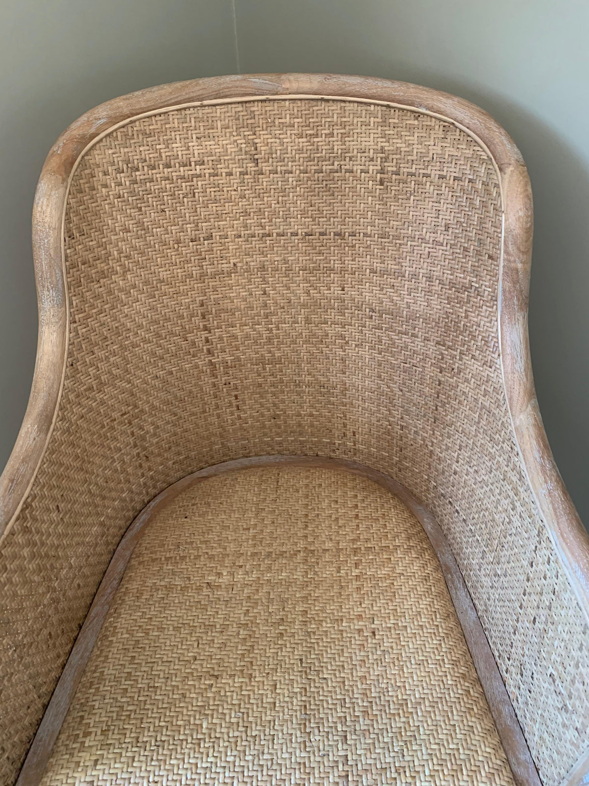 French Wicker Carver Chair - Flo & Joe