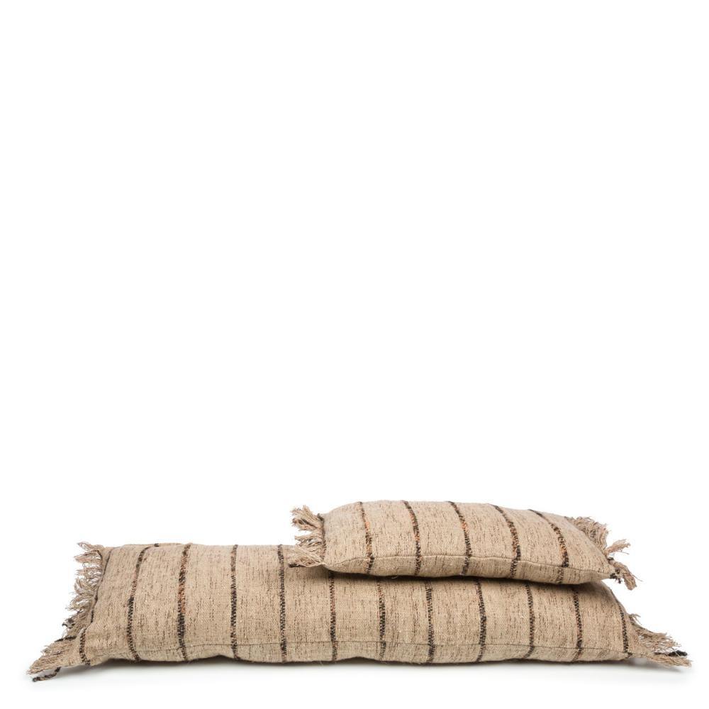 Oh my gee cushion cover beige black 100 x 35cm flo & joe