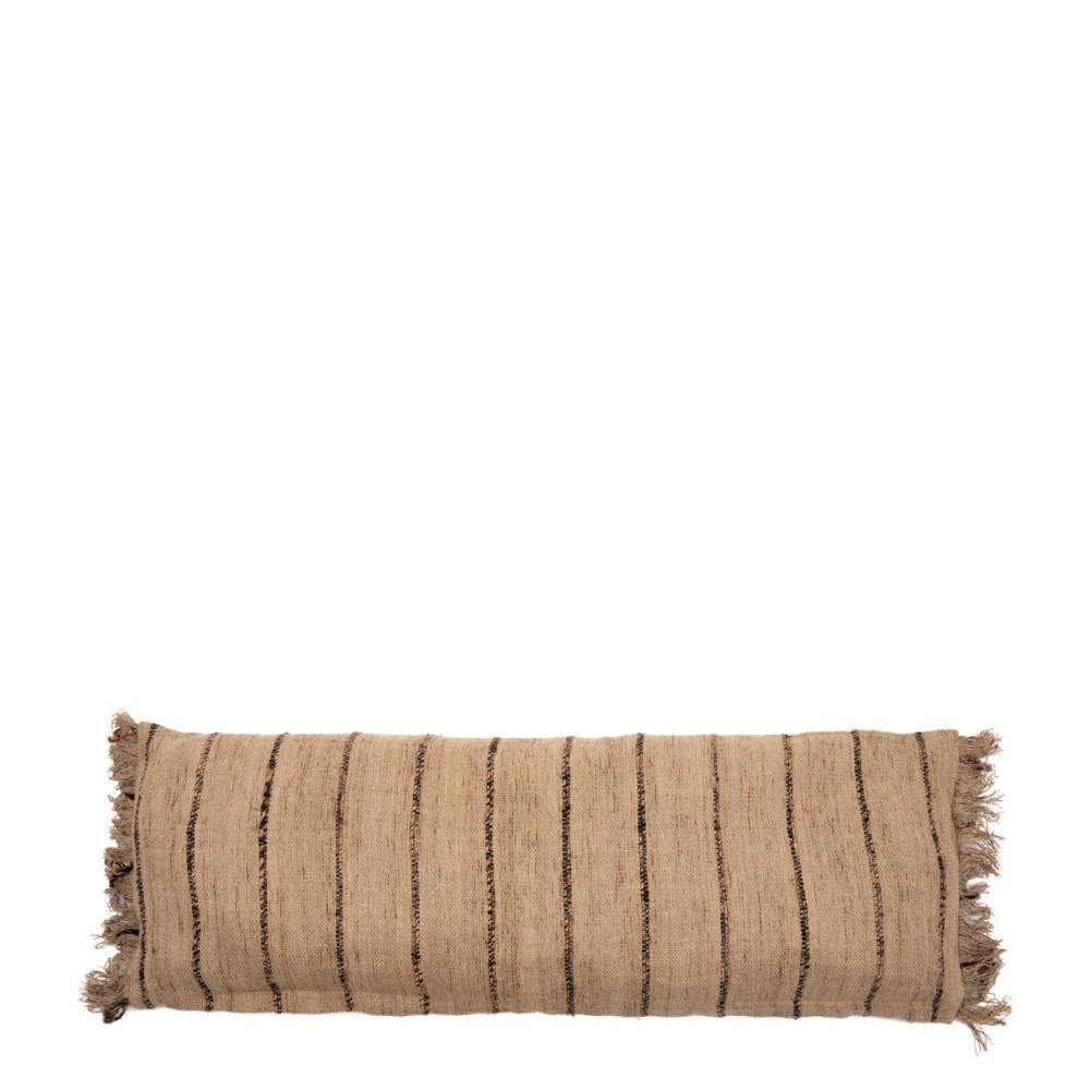 Oh my gee cushion cover beige black 100 x 35cm flo & joe