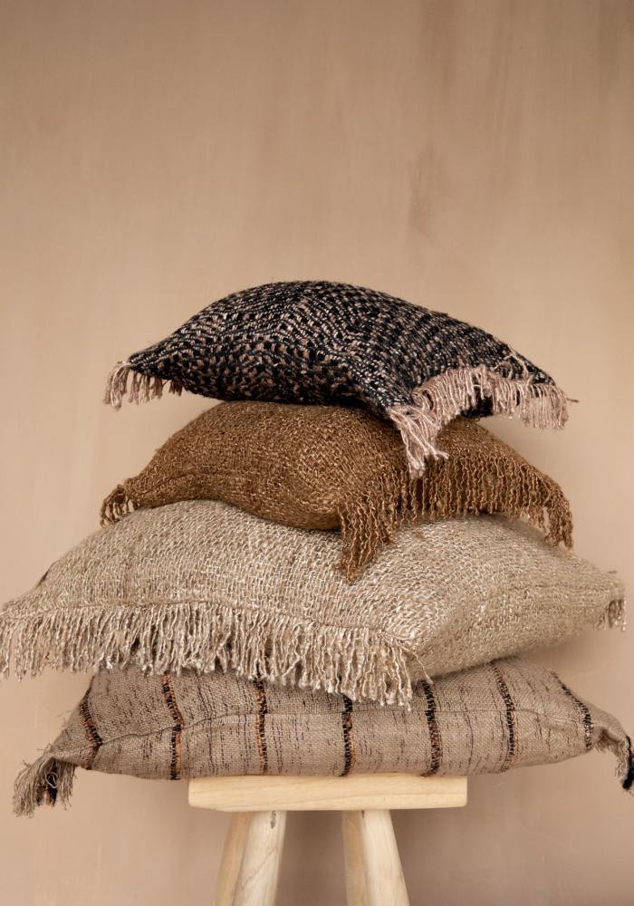 Oh my gee cushion cover brown 60 x 60cm flo & joe