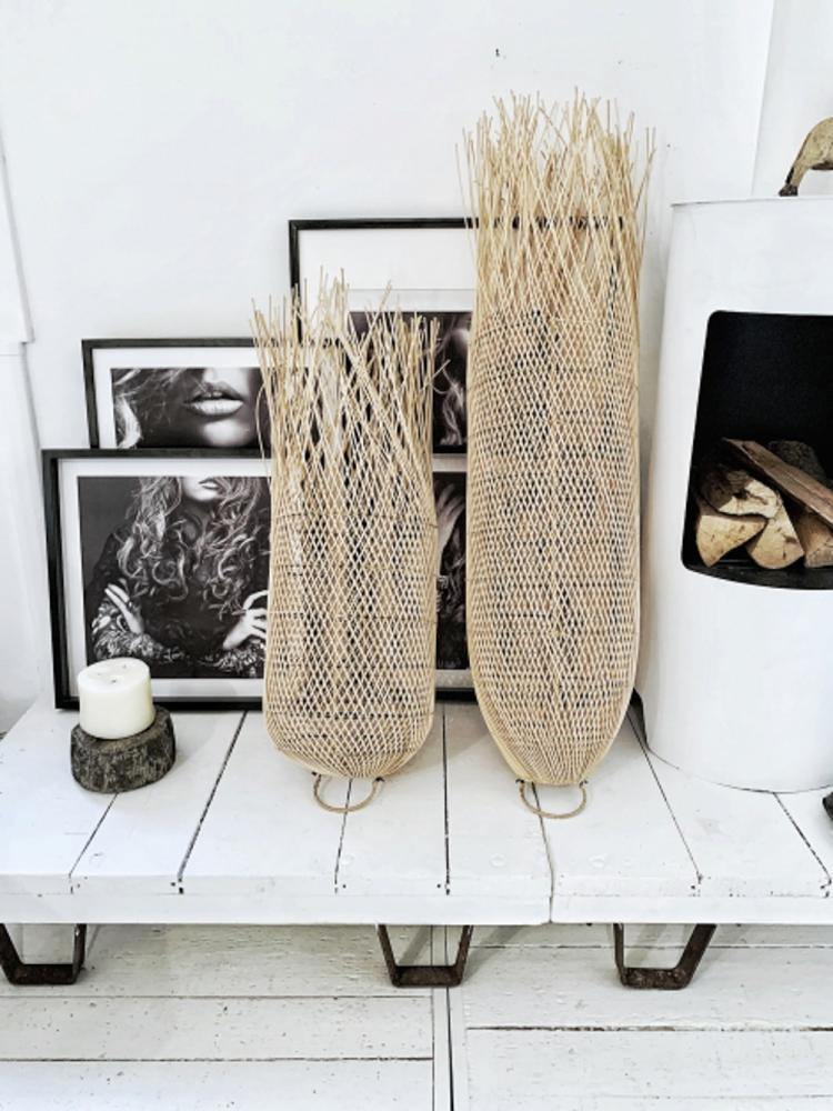 Squid Natural Rattan Pendant Light - Medium - Flo & Joe