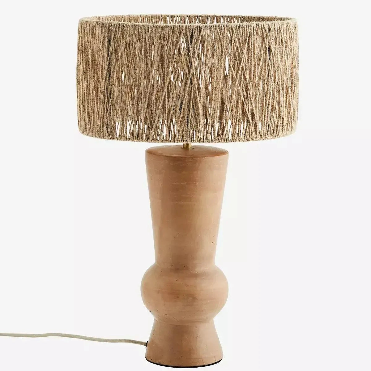 Terracotta & jute lamp flo & joe