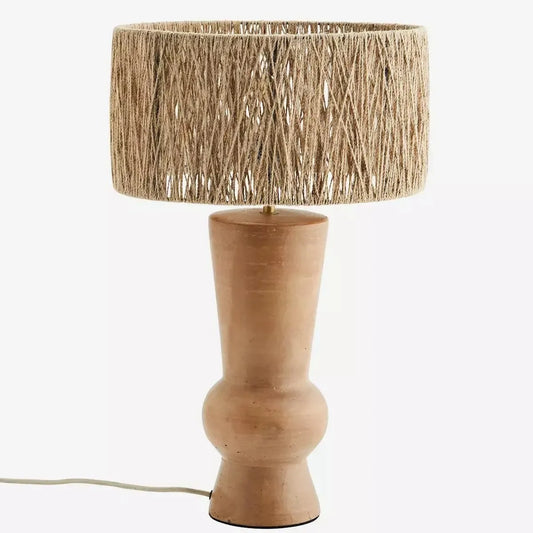 Terracotta & Jute Lamp - Flo & Joe