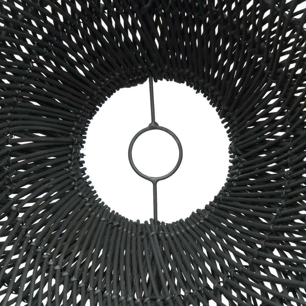 The cloud pendant black rattan light shade 60cm flo & joe