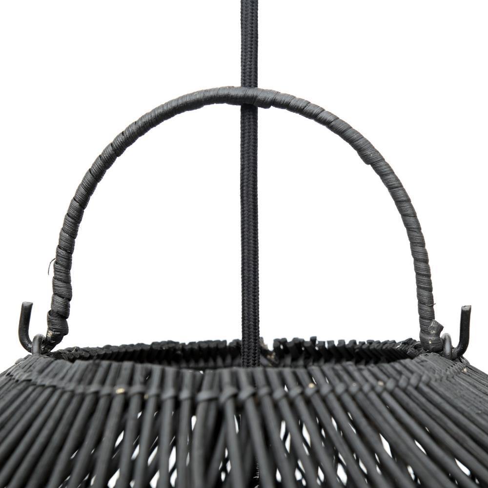 The cloud pendant black rattan light shade 60cm flo & joe