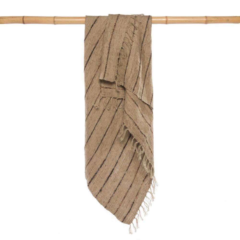 The s'il vous plaid beige black throw flo & joe